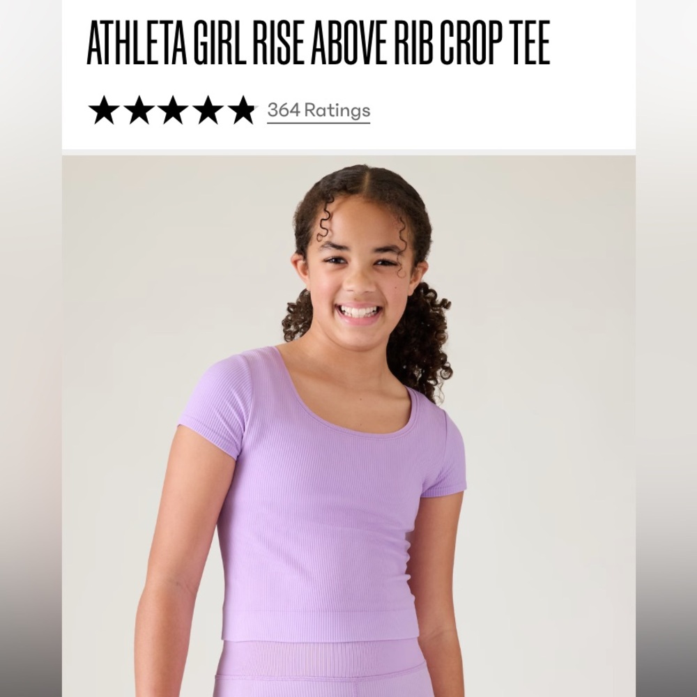 Athleta girls 8/10 top